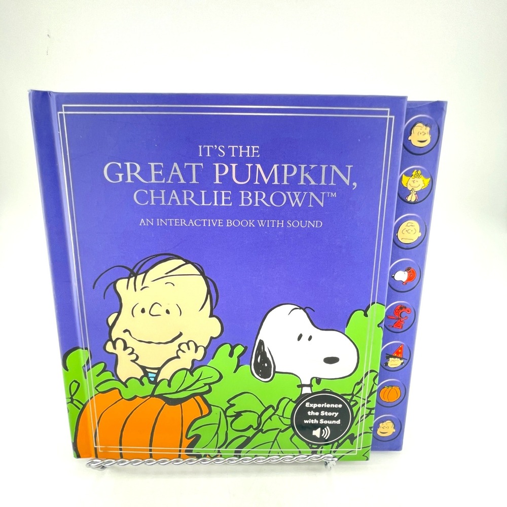Hallmark Peanuts Its The Great Pumpkin Charlie Brown Interactive Sound Book 2011